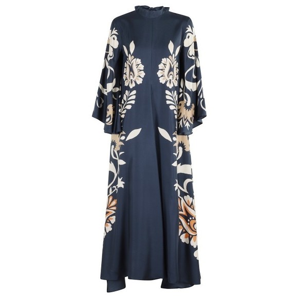 La Double J Printed Silk Twill Maxi Dress - NWT - Picture 1 of 2